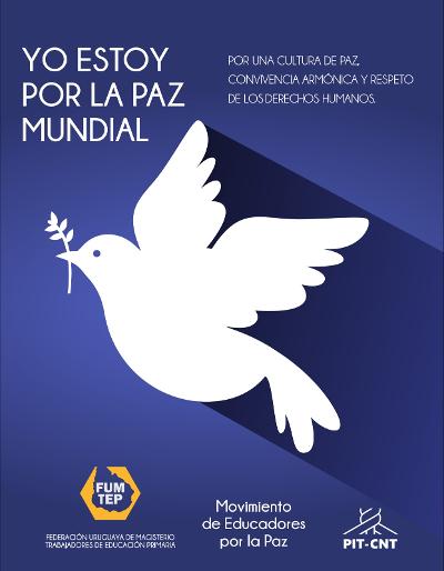 Volante Yo estoy con la Paz Mundial 1 - 2019